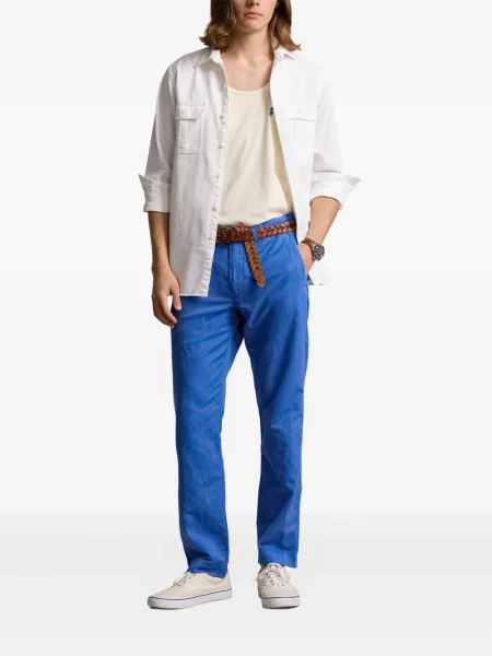 Șapcă Polo Ralph Lauren cu model herringbone din țesătură twill cu imagine albastru