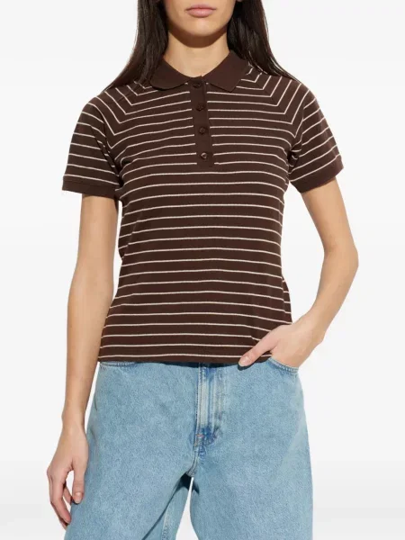 Polo Samsøe Samsøe cu dungi maro