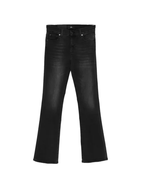 Blugi evazați 7 For All Mankind evazate negru