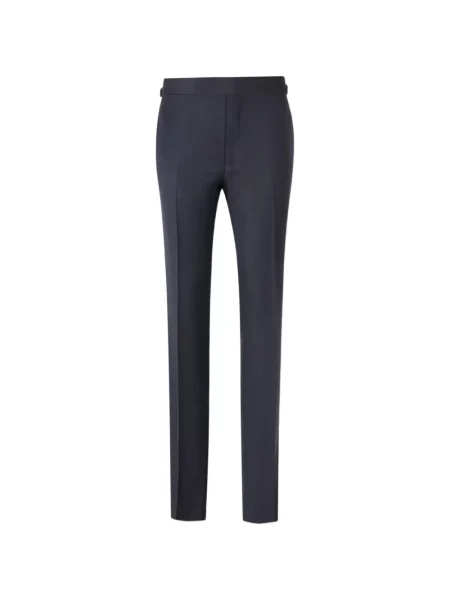 Odijelo Tom Ford s herringbone uzorkom s reverom plava