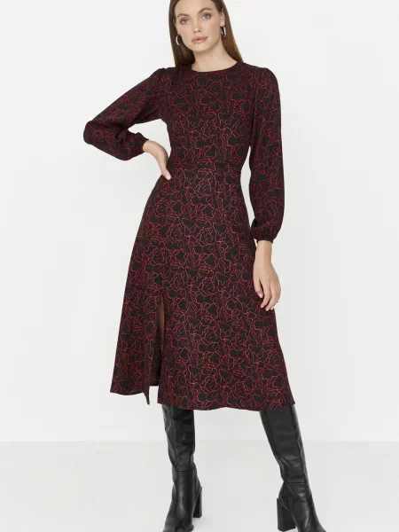 Rochie Trendyol țesută negru