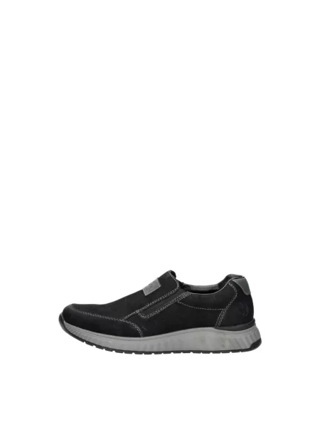 Sneakersy Rieker skórzane czarne
