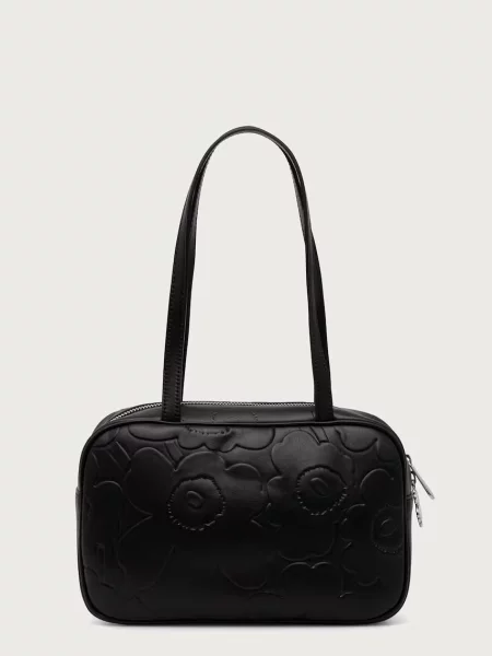 Marimekko geantă pentru femei din piele negru