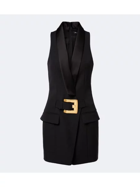 Rochie Balmain de lână negru
