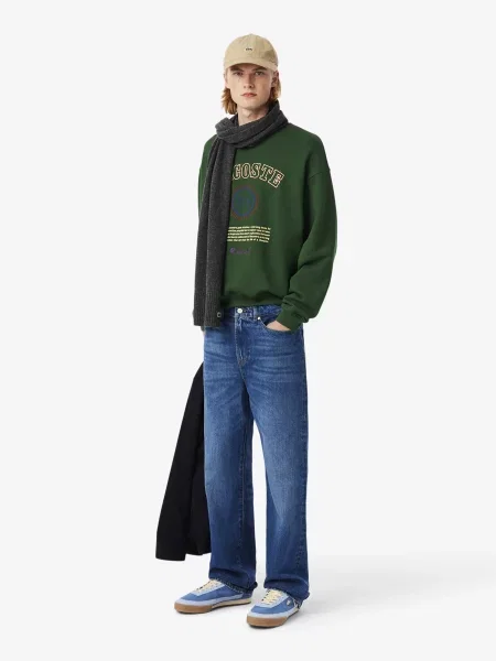 Свитшот Lacoste зеленый