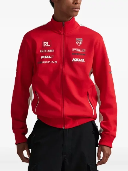 Tricou polo Polo Ralph Lauren cu dungi cu două rânduri de nasturi cu aplicații negru