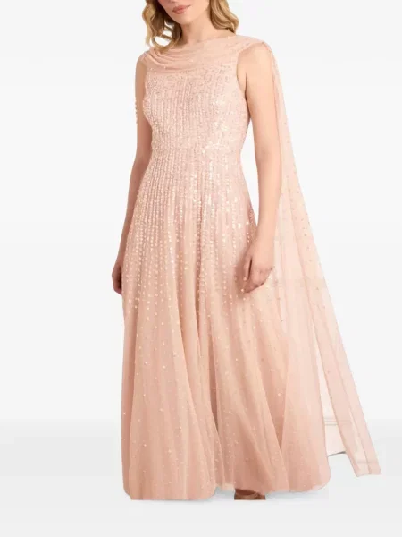 Rochie Needle & Thread cu paiete roz