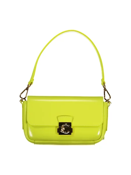 Torebka Coccinelle skórzana zielona
