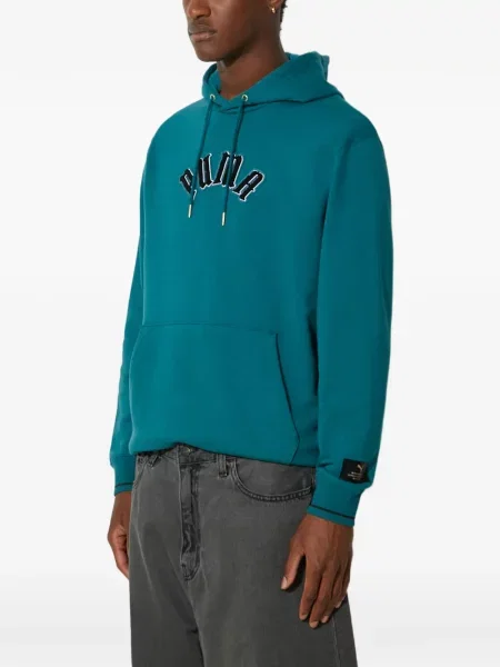 Hanorac cu glugă Puma cu autograf albastru