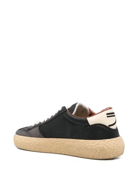 Sneakerși Puraai cu șireturi din dantelă negru