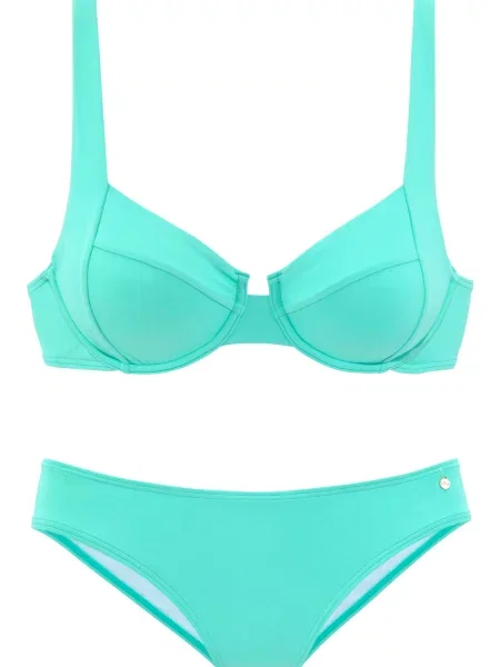 S.Oliver Costum de baie două piese turcoaz