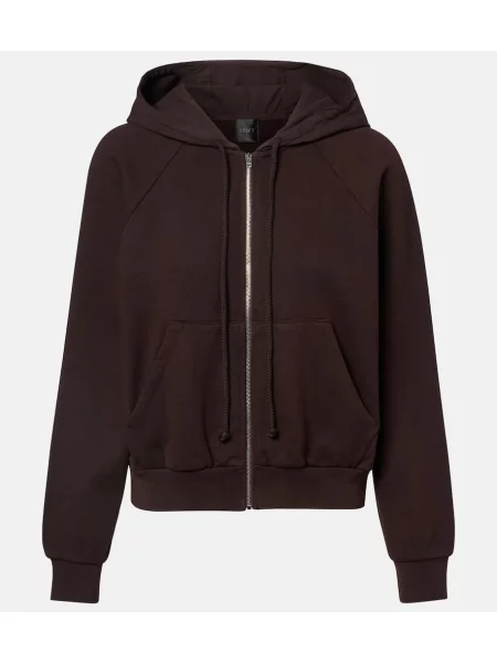 Top Leset frotte brązowy