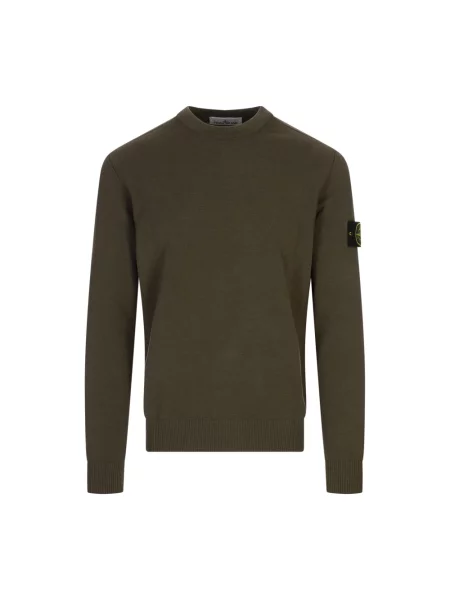 Sweter Stone Island z kamieniami zielony