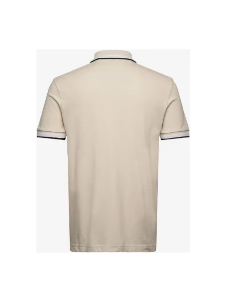 Koszulka polo o kroju regular fit z czystej bawełny model „PADDY” Boss Green beżowa