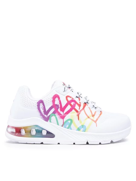 Sneakersy Skechers białe