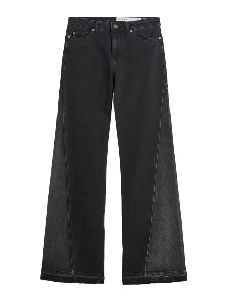 Bershka Džínsy denim čierny