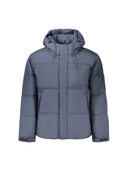 Kurtka jeansowa Pepe Jeans z kapturem niebieska