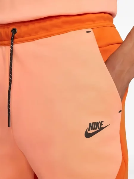 Pantaloni Nike din fleece alergare cu broderie negru