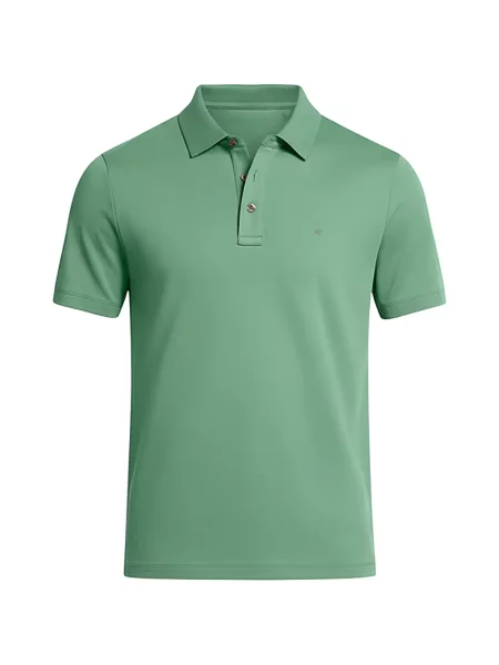 Polo Michael Kors cu broderie verde