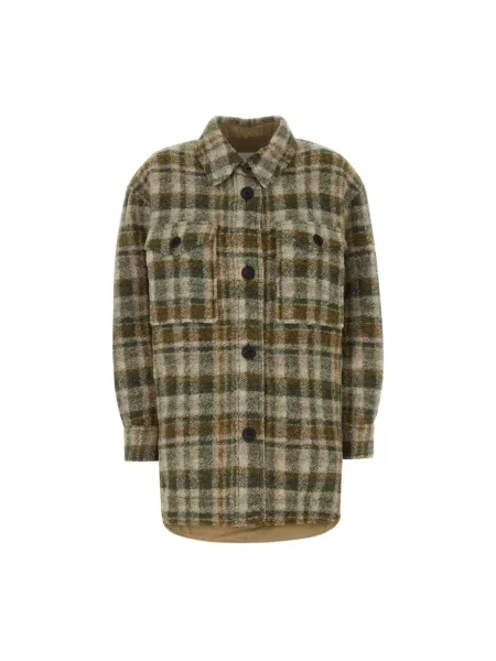 Wielobarwność koszula Marant Etoile wełniana