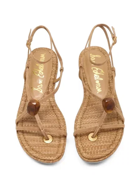 Sandale Sam Edelman din piele de căprioară cu bretele