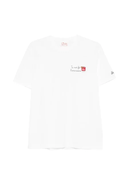 Tricou Mc2 Saint Barth cu broderie alb