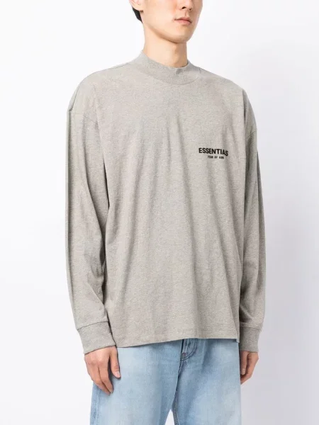 Μακρύς μπλούζα Fear Of God Essentials με σχέδιο γκρι