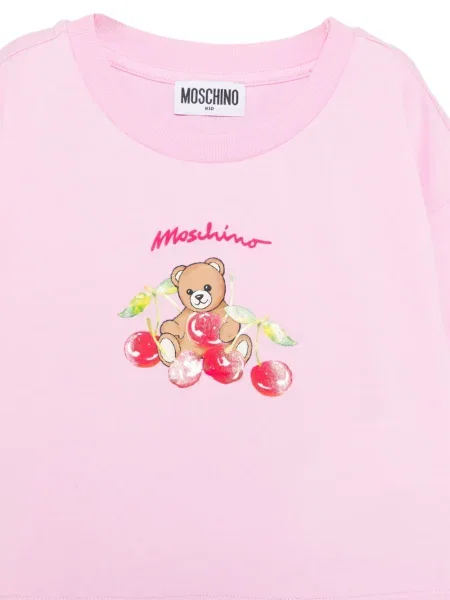 Szorty dziecięce Moschino różowe