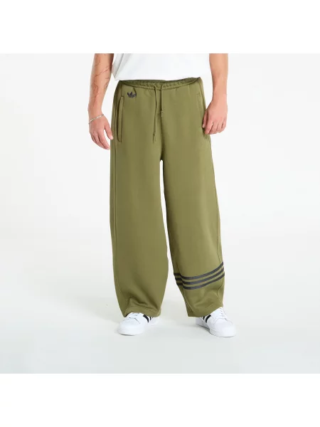Teplákové kalhoty adidas olivový