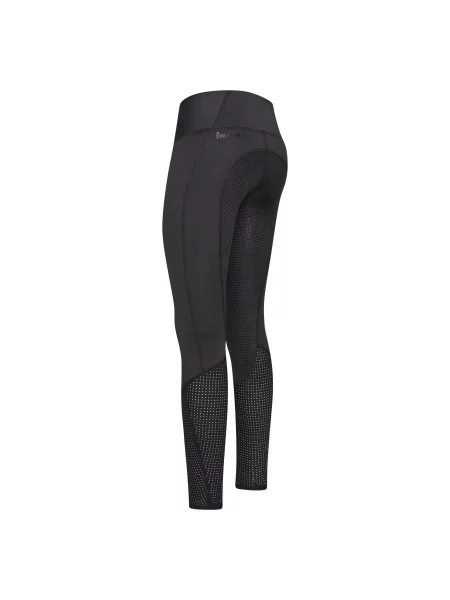 Legginsy jeździeckie z pełną przyczepnością Euro-Star Breez Fashion czarne