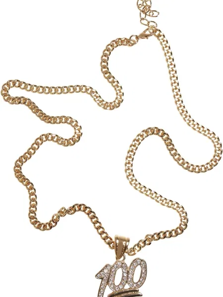 Urban Classics Verižica zlata / transparentna bela