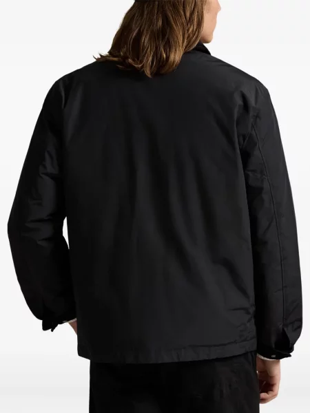 Ριγέ polo Polo Ralph Lauren με κουκούλα με αυτόγραφο λευκό