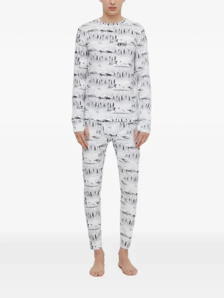 Pantaloni de schi Picture cu imagine alb