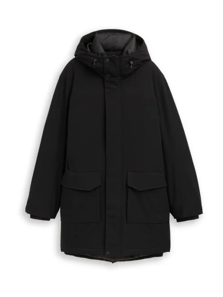 Geacă de blugi Tom Tailor Denim negru