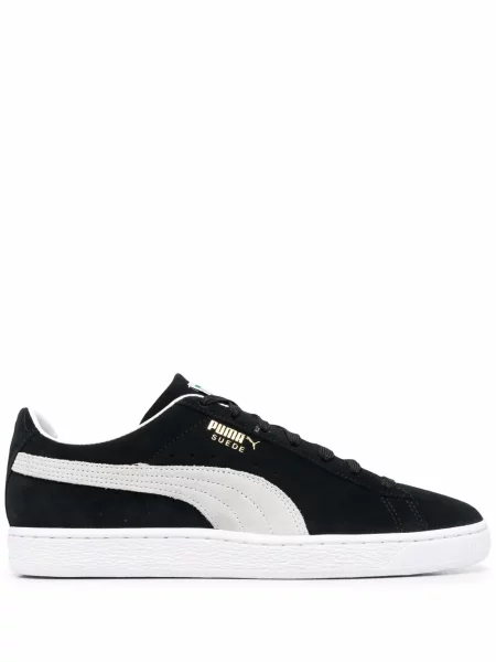 Sneakerși Puma Suede din piele de căprioară negru