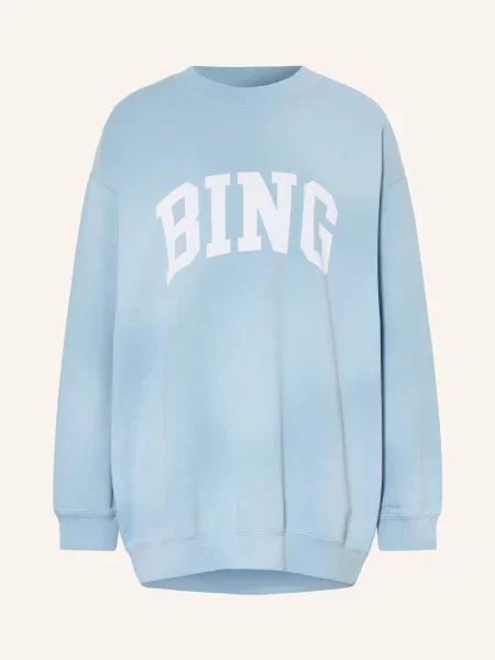 Anine Bing Bluza Tyler blau biała