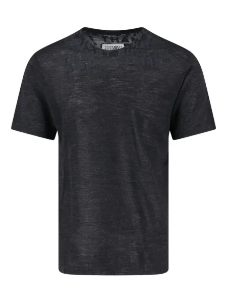 Tricou Mm6 Maison Margiela cu imagine negru