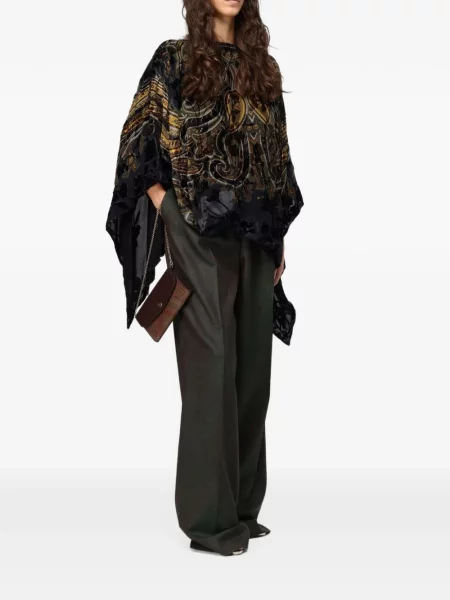 Τσάντα Etro paisley καφέ