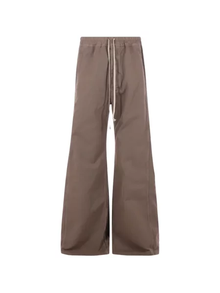 Pantaloni Rick Owens Drkshdw cu cordon maro