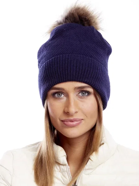 Șapcă Wool Fashion Italia albastru