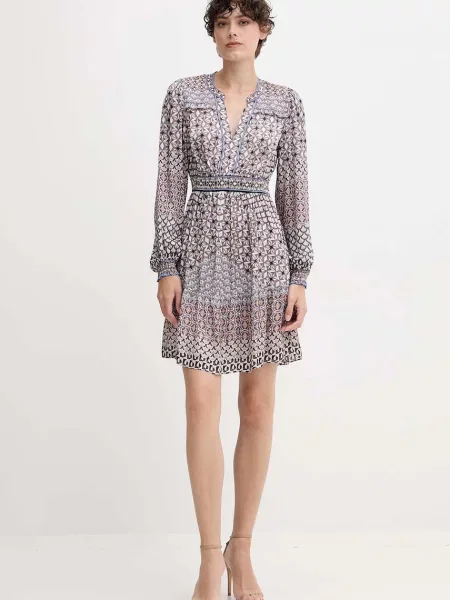 Сукня Hale BOB mini розкльошена коричневий