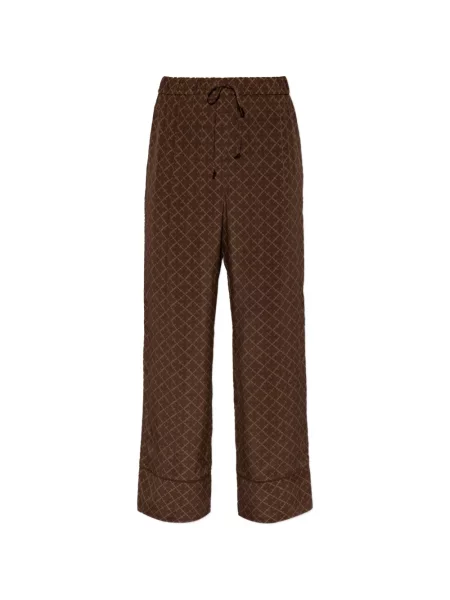 Pantaloni By Malene Birger cu imagine maro