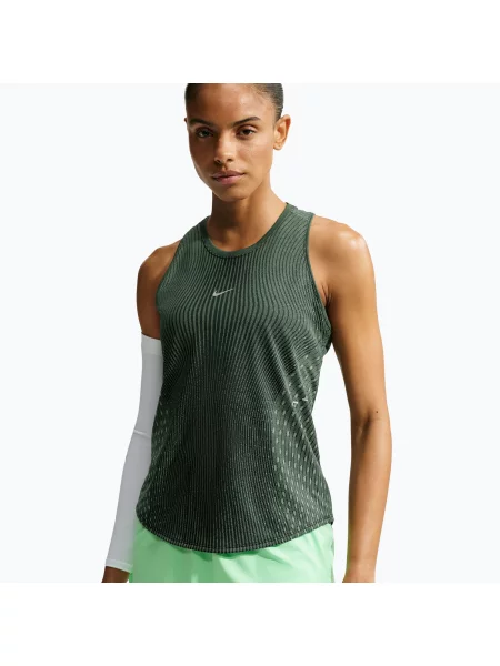 Дамска тениска за бягане Nike Swift Aero-FIT Tank Top black/light green spark черно
