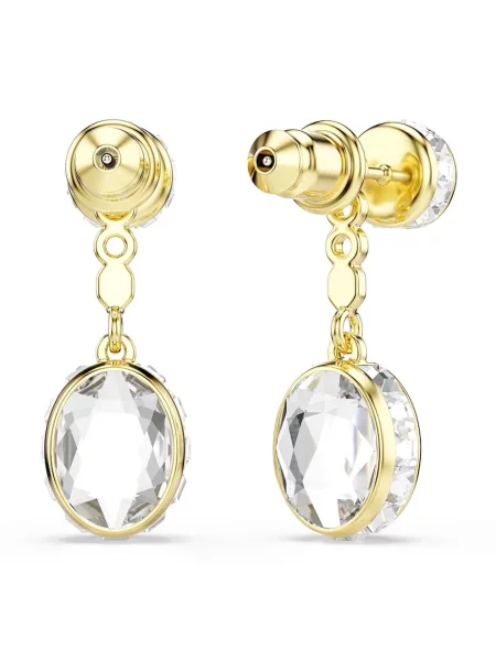 Swarovski Cercei maro lila auriu