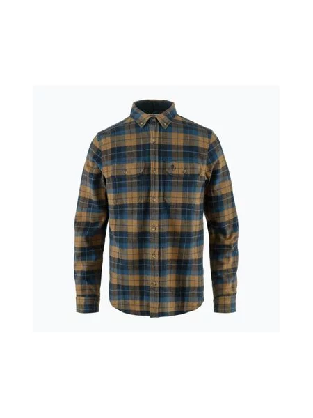 Фланелевая рубашка Fjallraven синяя