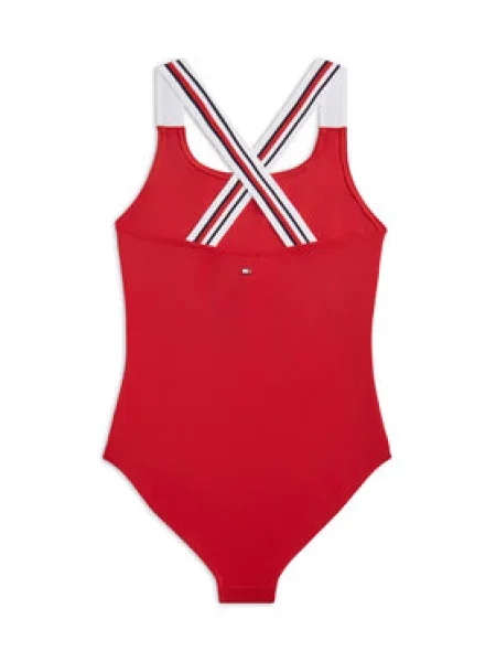 Tommy Hilfiger Maudymosi kostiumėlis raudona