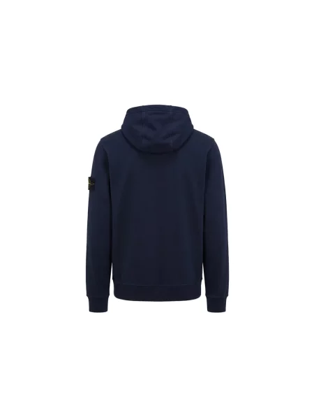 Bluza z kapturem Stone Island z kapturem z kamieniami niebieska
