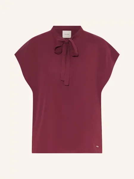 Calvin Klein Bluzka rot bordowa