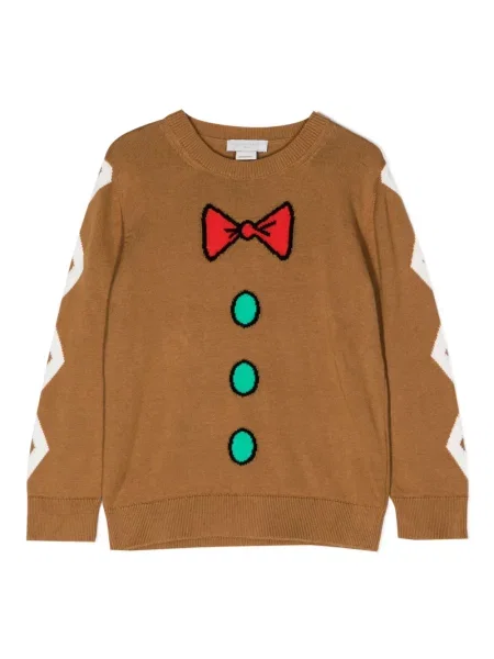 Sweter dziecięcy Stella Mccartney brązowy