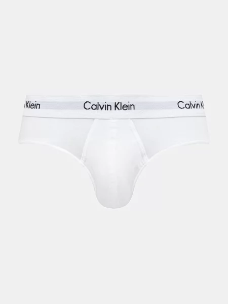 Klasické nohavičky Calvin Klein biela